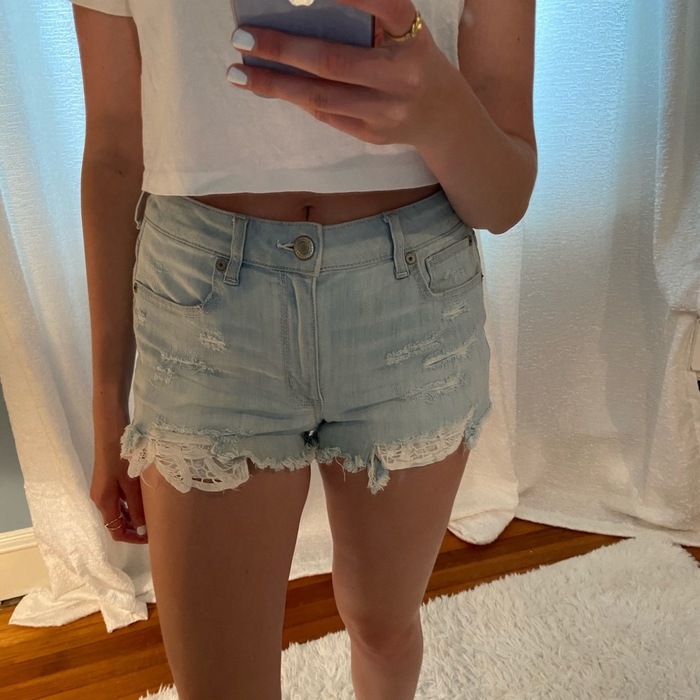 American Eagle super stretch hi-rise shortie